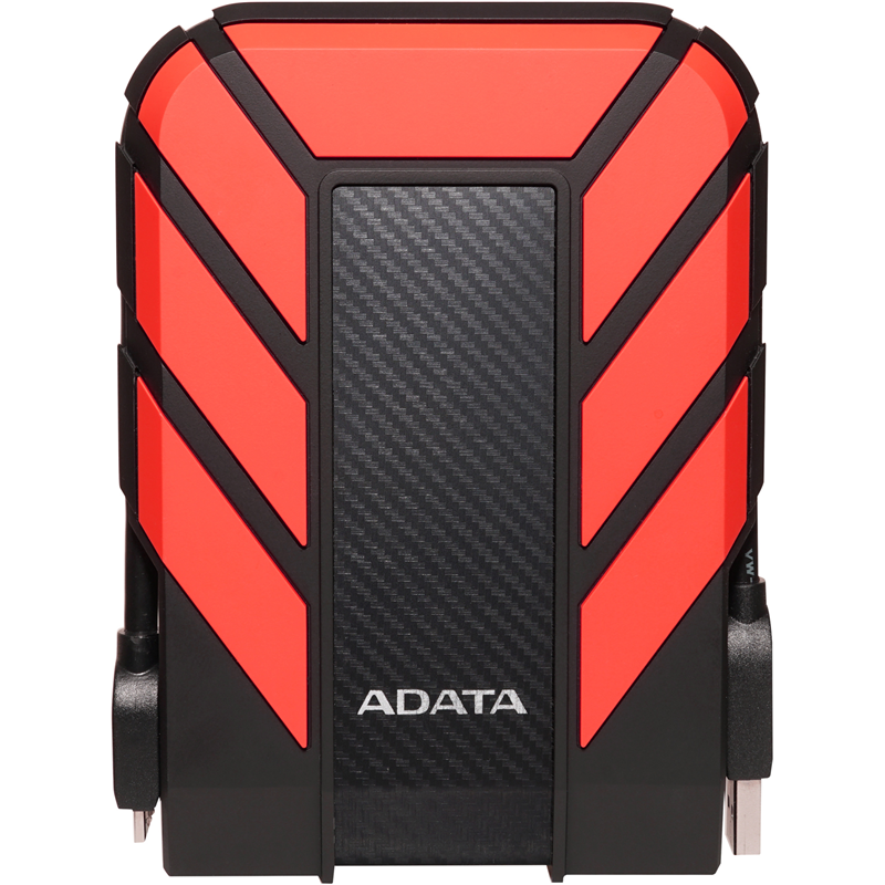 Жесткий диск внешний ADATA HD710 Pro AHD710P-2TU31-CRD 2TB 2.5" USB 3.1, IP68, Shock Sensor, Red, Retail