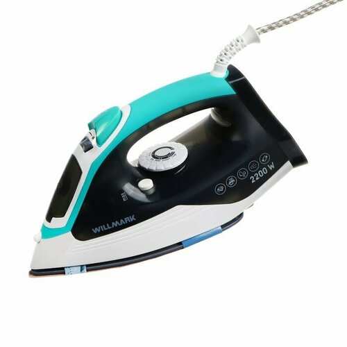 Утюг WILLMARK SI-2280CS 2200 Вт керамическая подошва 250 мл серо-зеленый 317600₽