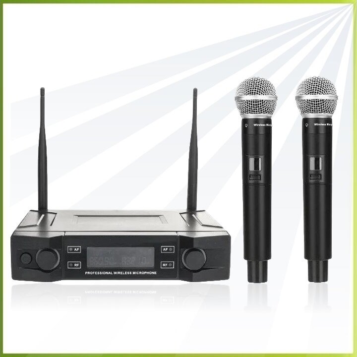 ASK MD-205 PRO - радиосистема вокальная, 2 беспроводных радиомикрофона, Jack 6.3, XLR x 2