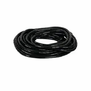 фото NIKOMAX Лента спиральная для организации и защиты кабельных пучков, черная, 10м NMC-SWB12-010-BK