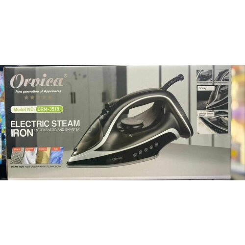 Утюг паровой для глажки одежды вертикальный 2400Вт Черный 260000₽