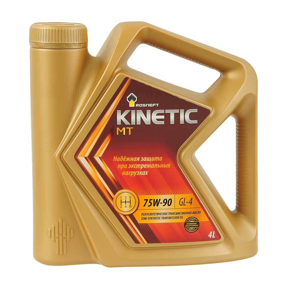 KINETIC MT 75W-90 GL-4 полусинтетика 4 л 40817942