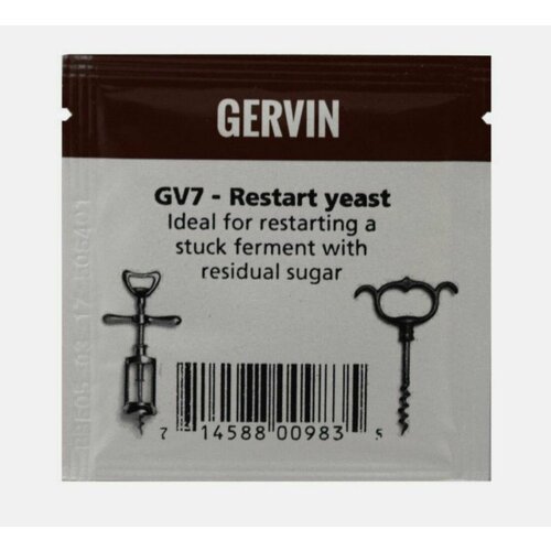 Дрожжи винные GV7 - Restart yeast 5 шт.