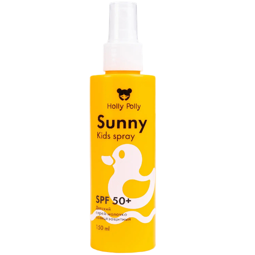 Holly Polly Sunny Спрей-молочко солнцезащитный для детей SPF50+ водостойкий 3+ 150 мл 1 шт