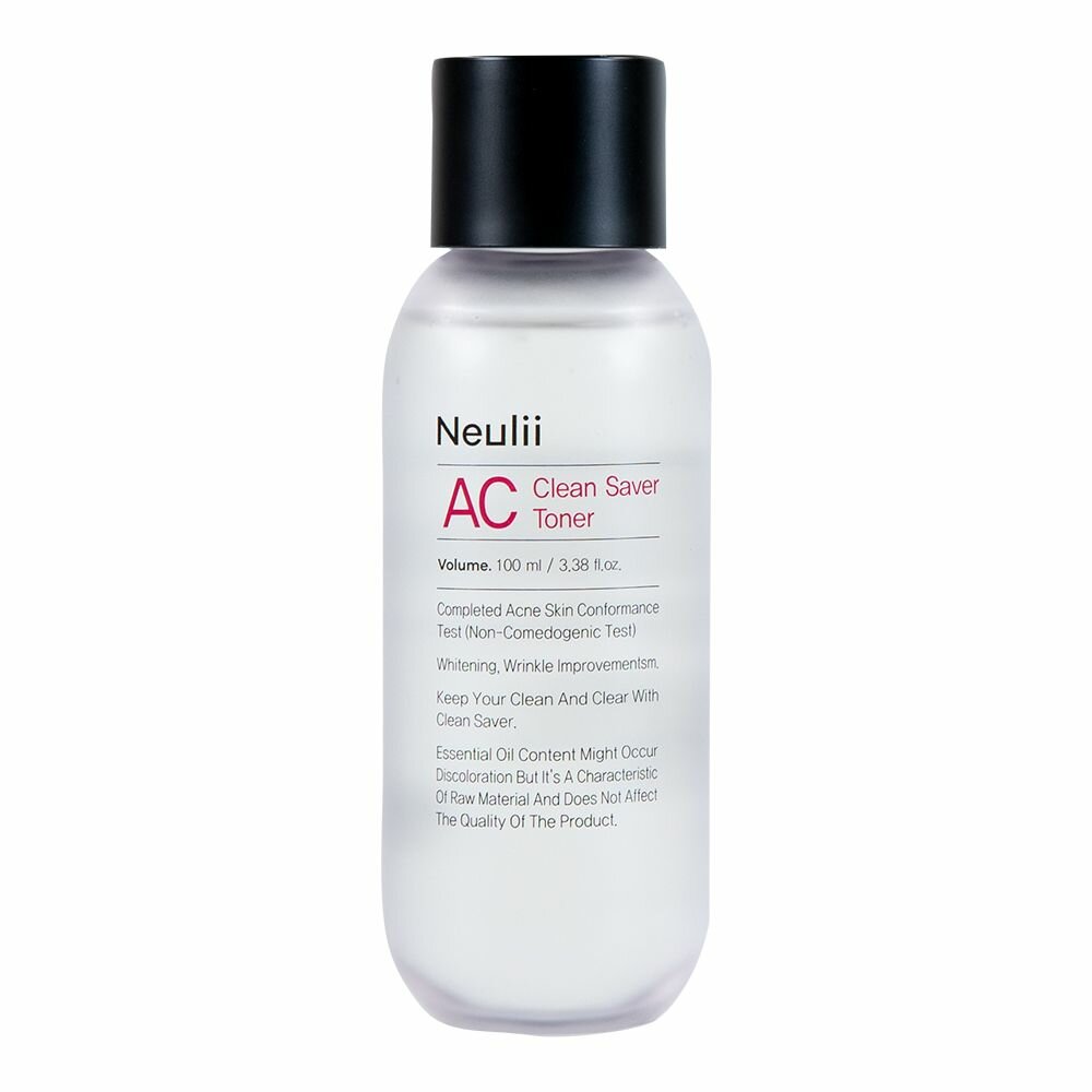 Neulii Увлажняющий тонер для проблемной и чувствительной кожи Ac Clean Saver Toner