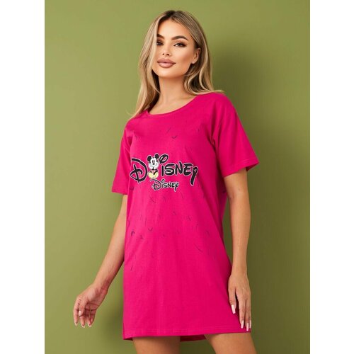 фото Туника sofi doll, размер 42-48, розовый, черный