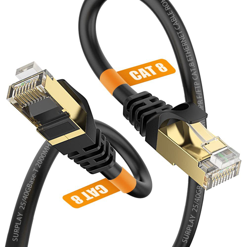 Прямой сетевой кабель MyPads Enternet CAT8 Lan гигабитный RJ45 на RJ45 для соединения интернета 3 метра