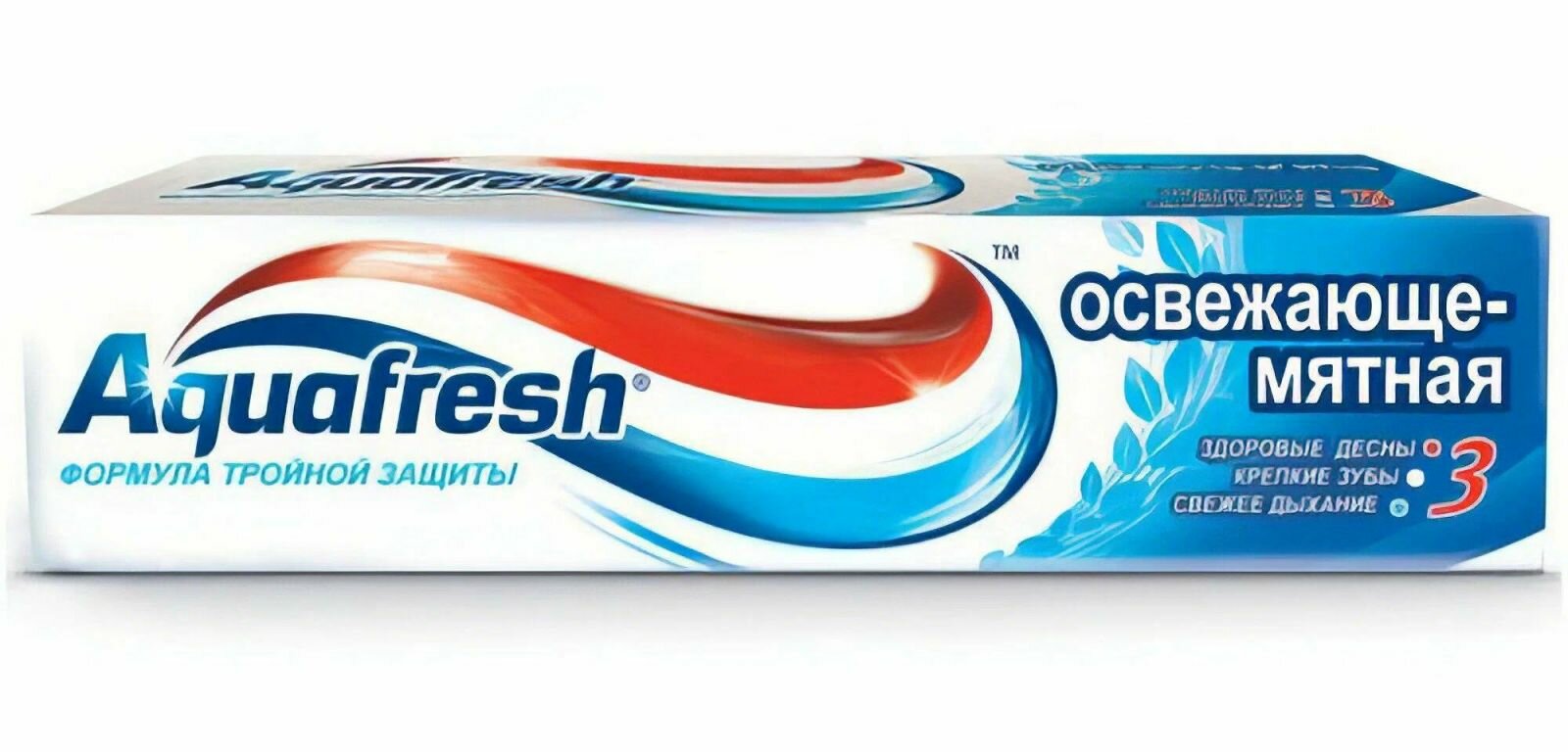 Зубная паста Aquafresh "Total Care 3", освежающе-мятная, синяя, 50 мл