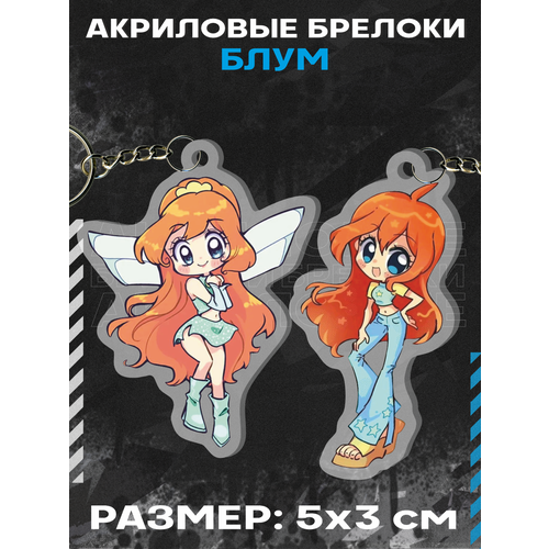 Брелок для ключей Блум Winx Club, 2 шт., разноцветный куклы и одежда для кукол феи винкс winx club мини фигурка тайникс bloom