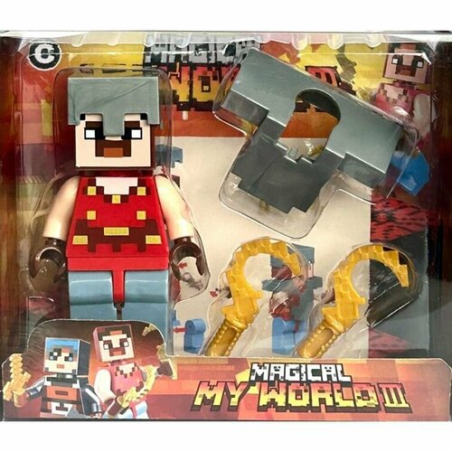 22C Конструктор minifigures Minecraft, фигурка Майнкрафт 8 см.