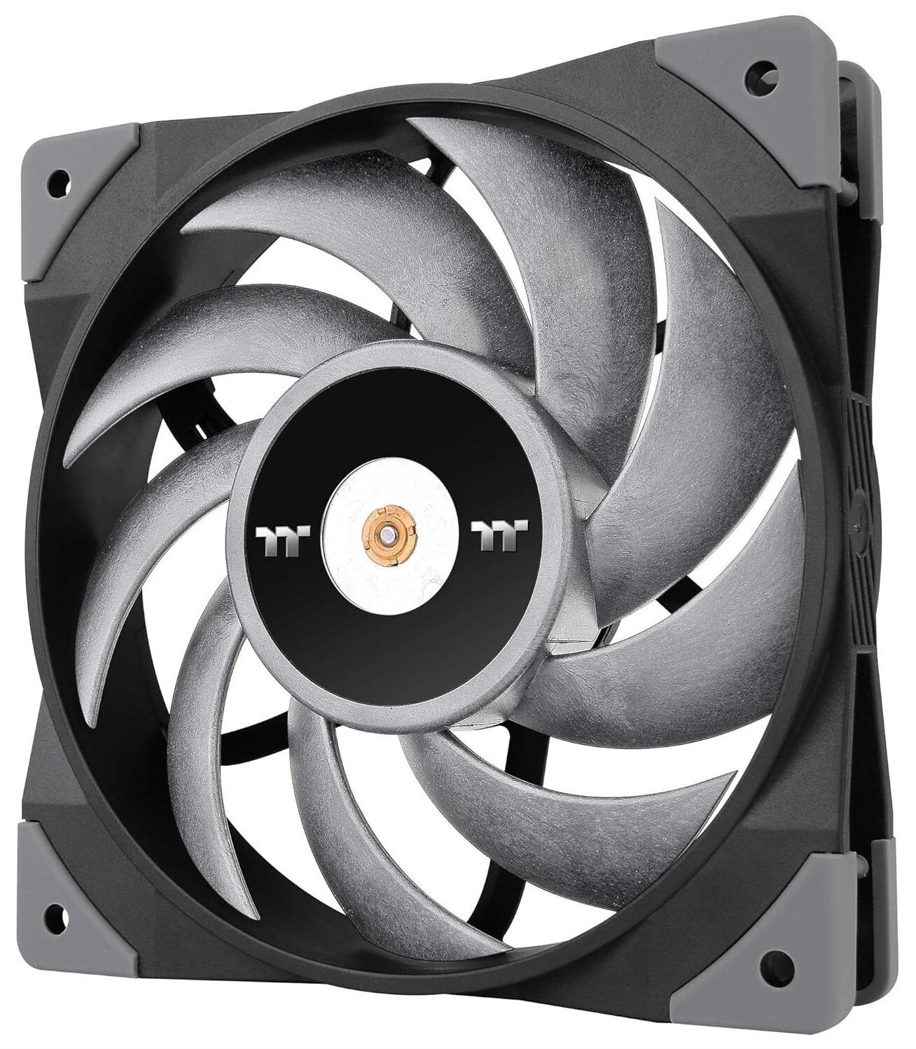 Вентилятор Thermaltake Toughfan 12 Turbo 120x120x25mm черный/серый 4-pin 28.1dB 217.7gr Ret