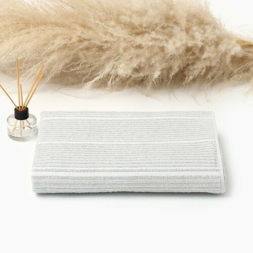 Nefertiti Полотенце махровое Атлантис 100х150, серый, 360г/м, хл100%