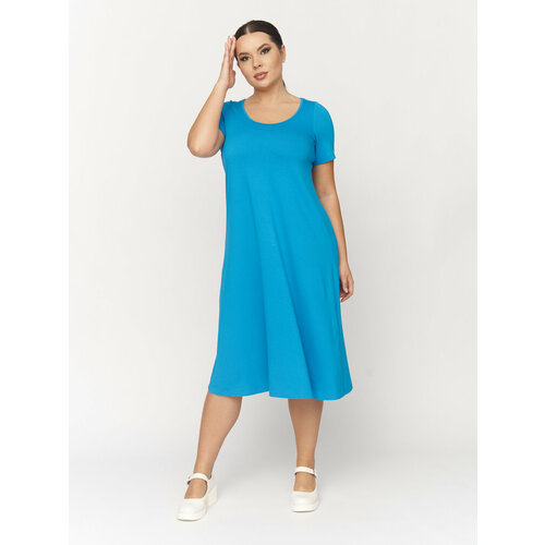 Платье ZORY, размер 64/66, голубой