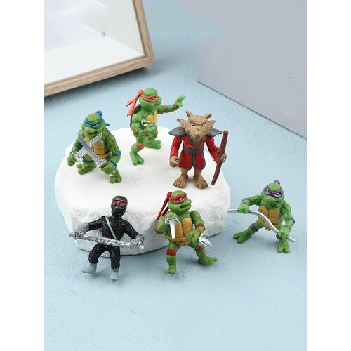 Фигурки Черепашки-ниндзя набор 6 шт 990₽