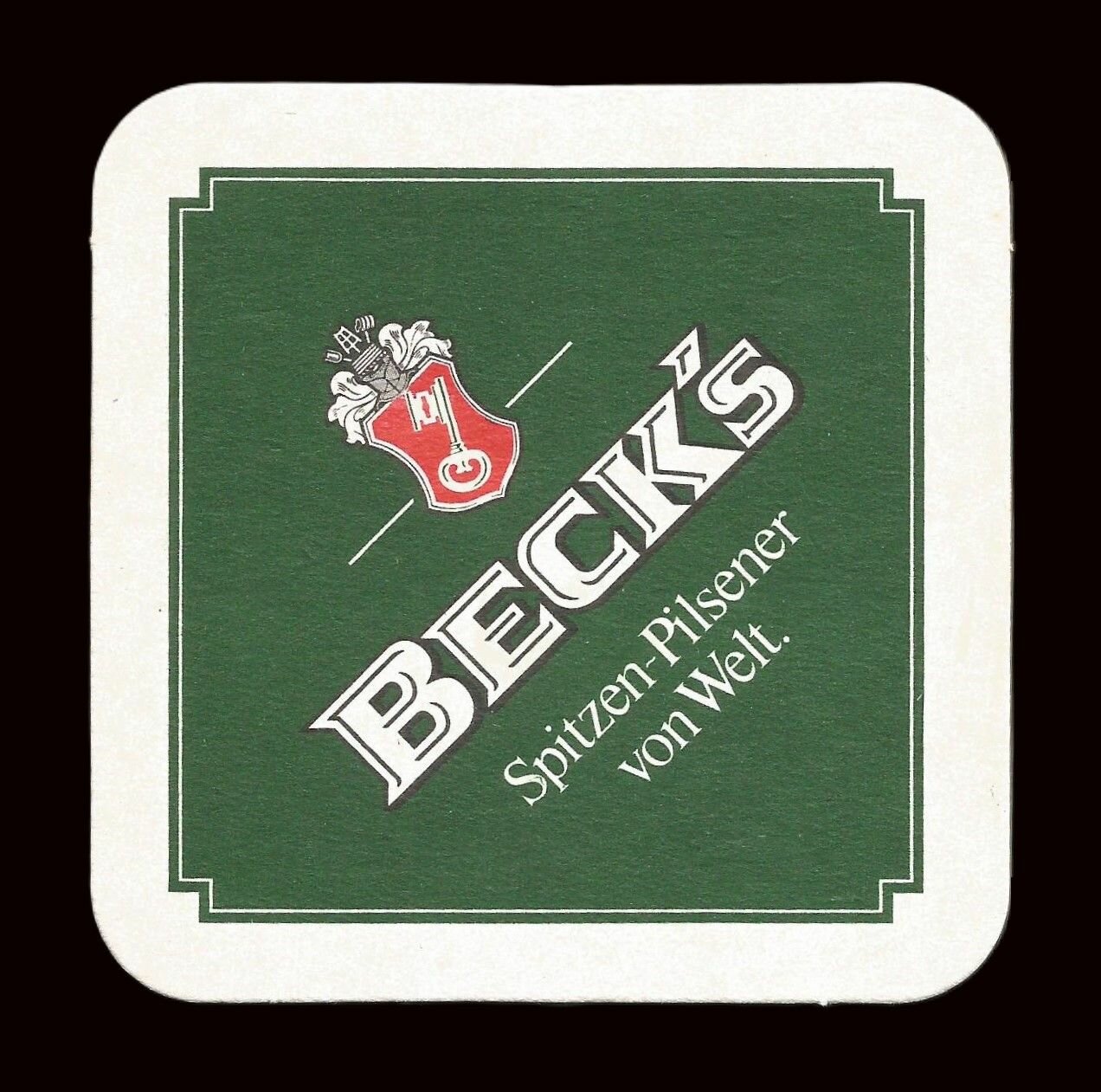 Бирдекель (костер) Германия Beck's (подставка под пивной бокал)