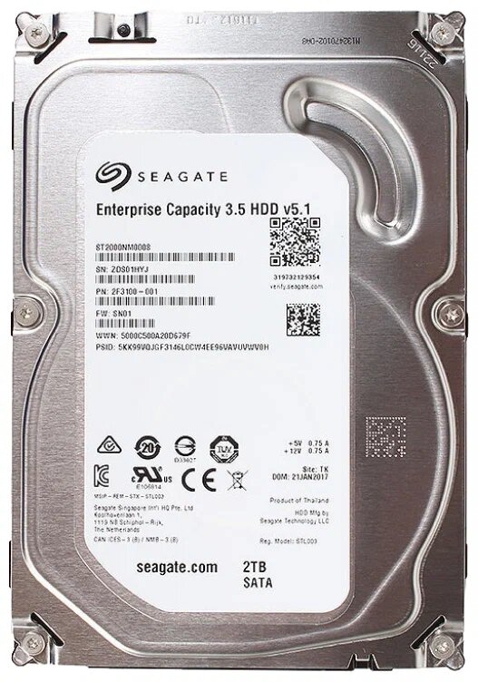 Жесткий диск Seagate Barracuda 2 ТБ ST2000NM0008