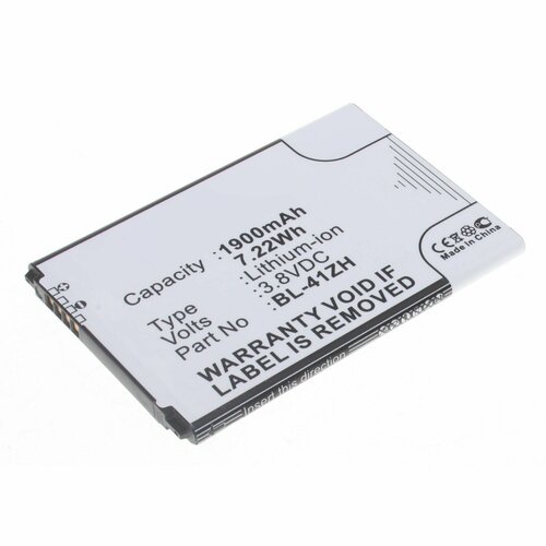 аккумулятор для телефона lg d221 l50 bl 41zh 1900mah Аккумуляторная батарея iBatt 1900mAh для телефонов BL-41ZH