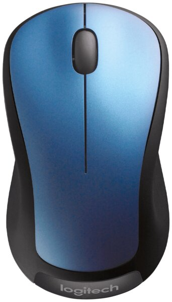 Мышь Logitech Wireless Mouse M310, Black/Blue, [910-005248] (910-005248)