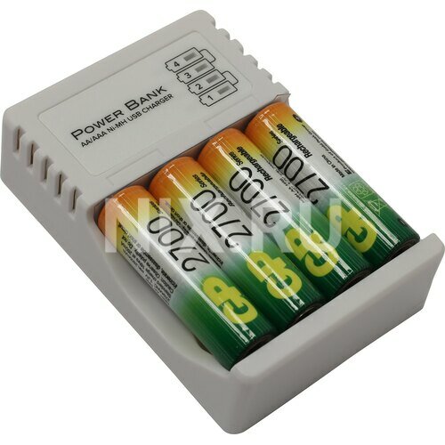 Комплект ЗУ + аккумуляторы Gp Basic Rechargeable CPB