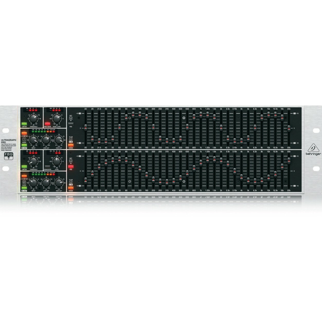 Behringer FBQ6200HD 2-канальный 31-полосный графический эквалайзер