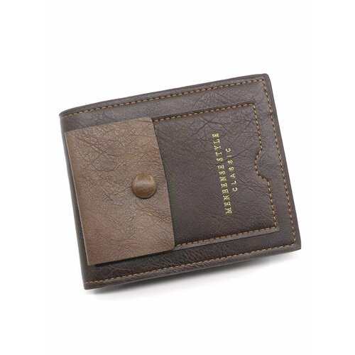 Кошелек , фактура гладкая, коричневый