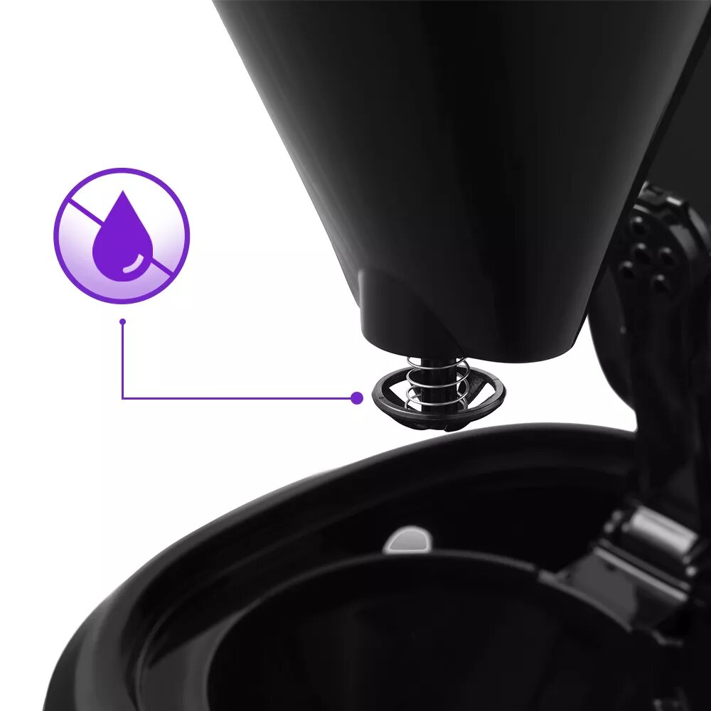 Кофеварка капельная Kitfort КТ-738, 700Вт — фото 1