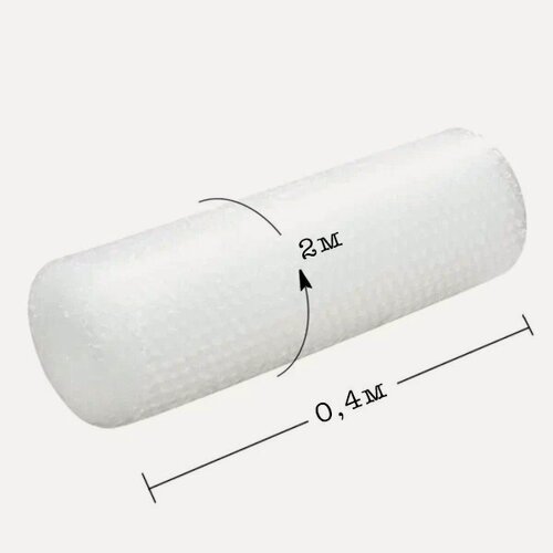 Изображение товара 2х0.4, 4 рулона. Воздушно-пузырьковая плёнка, бесцветная, компактная