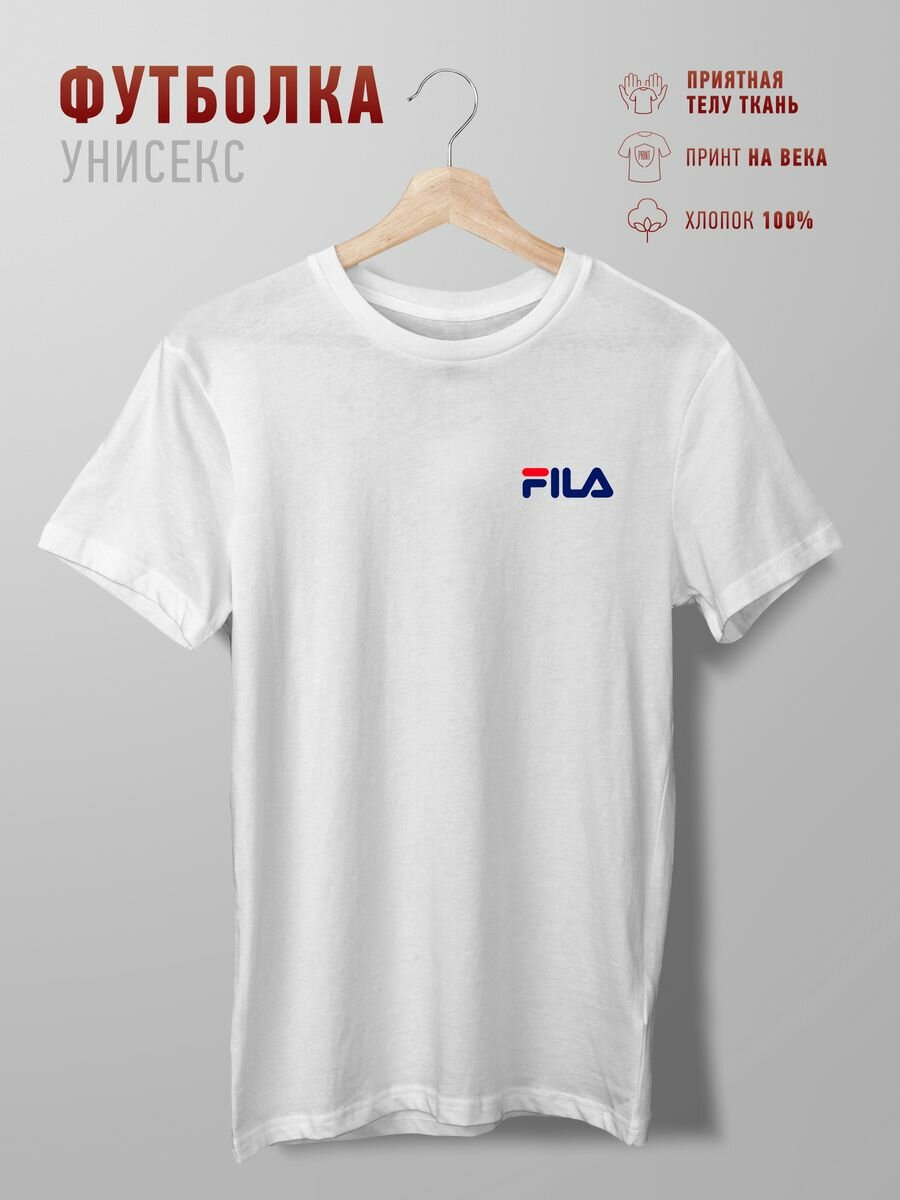 фото Футболка с принтом fila