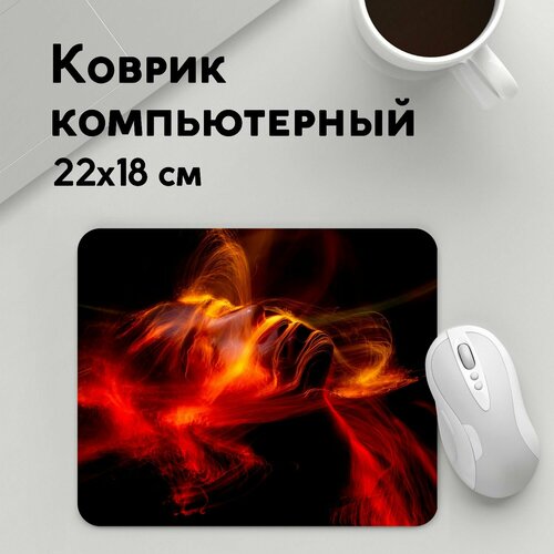 Коврик для мышки прямоугольный 220x180x3мм / Популярные иллюстрации / Fire Girl