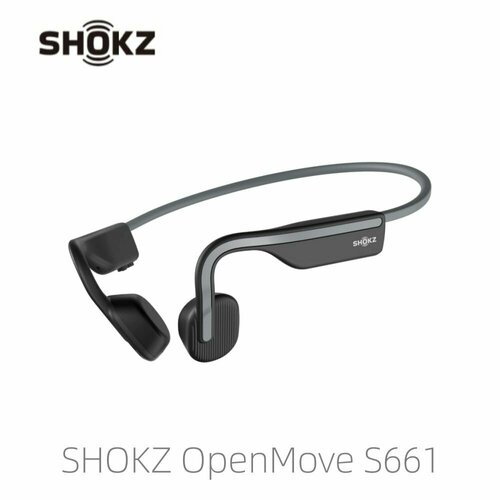 SHOKZ OpenMove S661- Открытые спортивные наушники Bluetooth - Беспроводные наушники с костной проводимостью - Бег и упражнения против пота с наклейками 8300₽