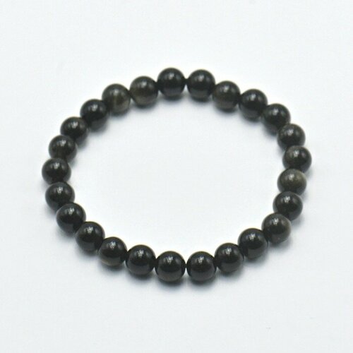 Браслет Silver WINGS обсидиан 1280₽