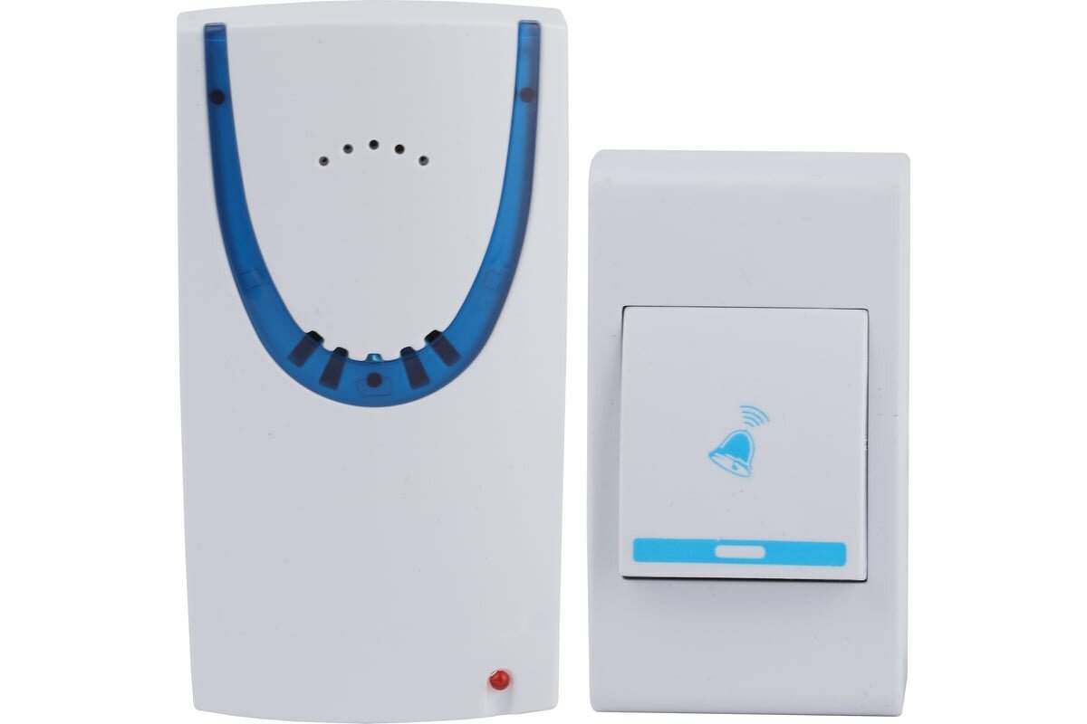 ЭРА Дверной звонок беспроводной A03, на батарейках, белый, Б0053277