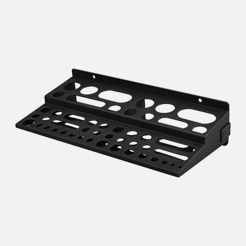 Изображение товара Полка для инструмента пластиковая мини 48 отверстий 300х150 мм Черный