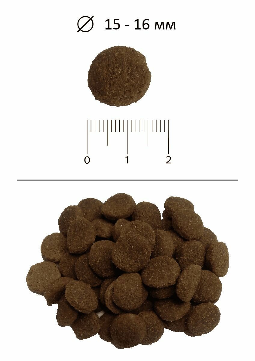 Blitz Sensitive сухой корм для взрослых собак всех пород с говядиной и рисом 1,8кг — фото 1