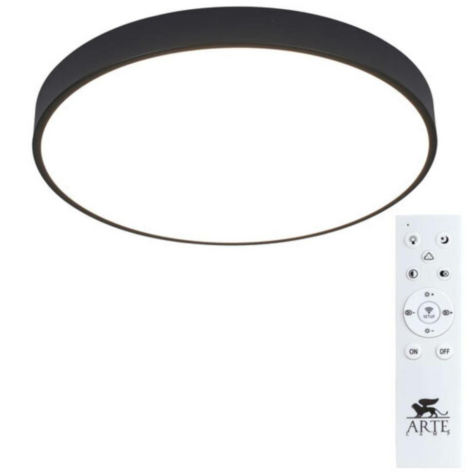 ARTE LAMP A2672PL-1BK светильник потолочный
