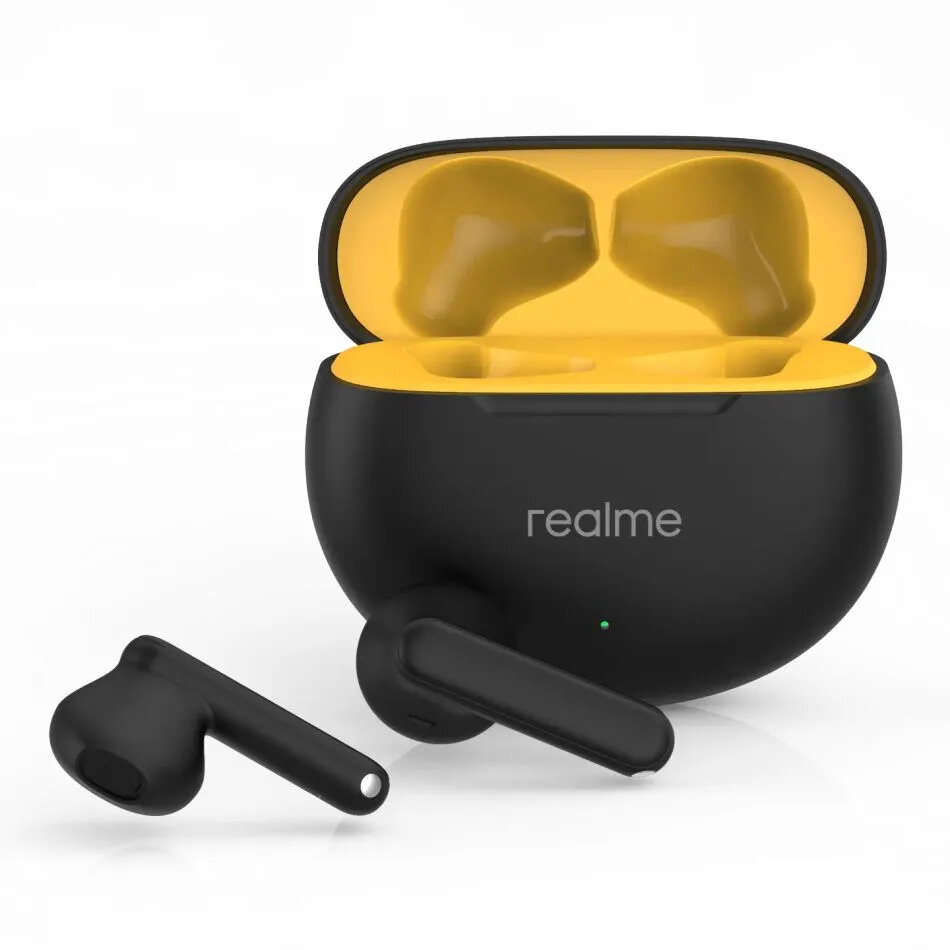 Беспроводные наушники Realme Buds T01 , Черный, Global, Гарантия от магазина.
