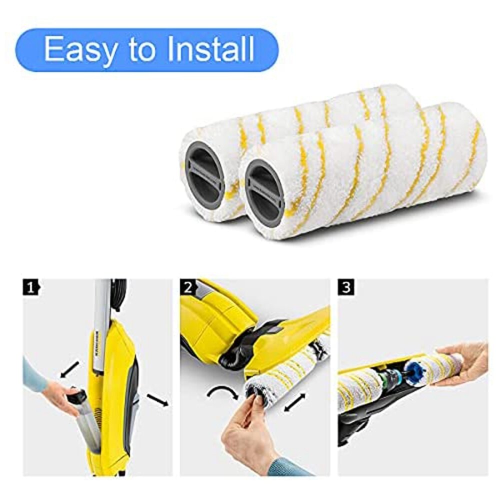 Сменные ролики для Karcher FC7 FC5 FC3 Ролики из микрофибры — фото 1