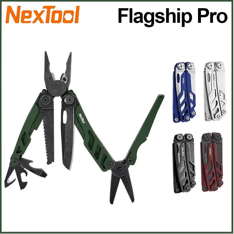 Многофункциональный инструмент Nextool Flagship Pro 16 в 1, Silver set — фото 1