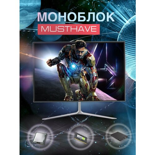 Моноблок 24 Intel Core i7 16 Gb SSD 512 Gb Intel HD Windows клавиатура мышь 35109₽