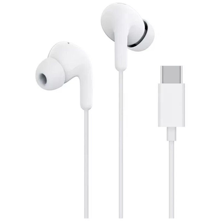 Наушники Xiaomi Type-C вкладыши, с микрофоном, белый (BHR8931GL)