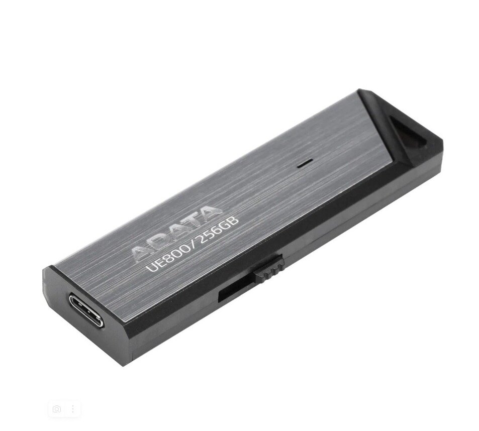 Накопитель USB 3.2 256GB ADATA Type-C, серебристый - фото №2