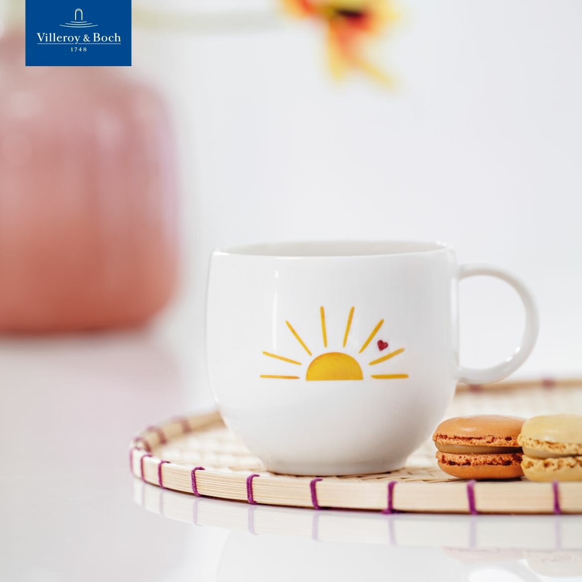 Кружка 290 мл, Hello Sunshine/Привет солнышко, With Love, Villeroy & Boch, Премиум-Фарфор