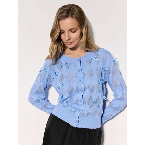 фото Кардиган toptop, размер m/l, , голубой