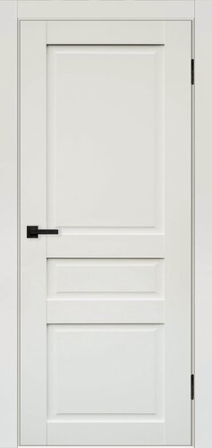 Изображение товара Дверь межкомнатная комплект с коробкой и наличниками Классик-3 без стекла, белая, 600х2000мм