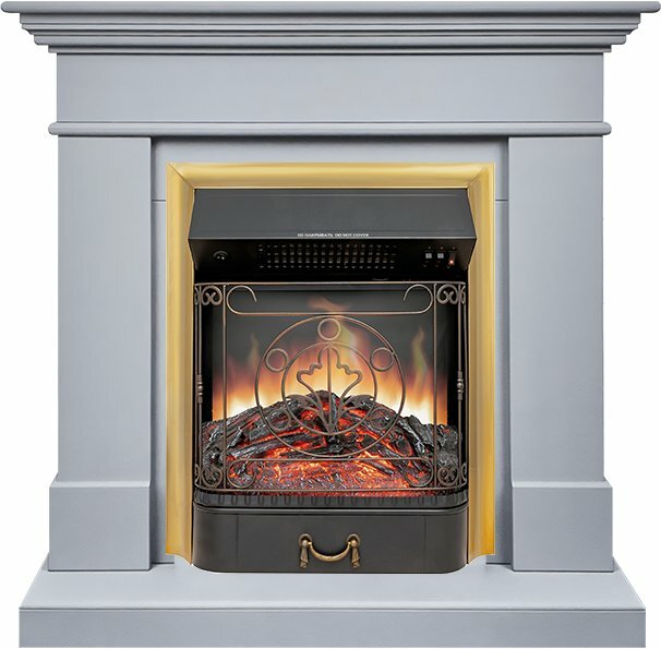 Royal Flame Каминокомплект California STD CRM (Разборный) - Санд смоук с очагом Majestic FX Brass