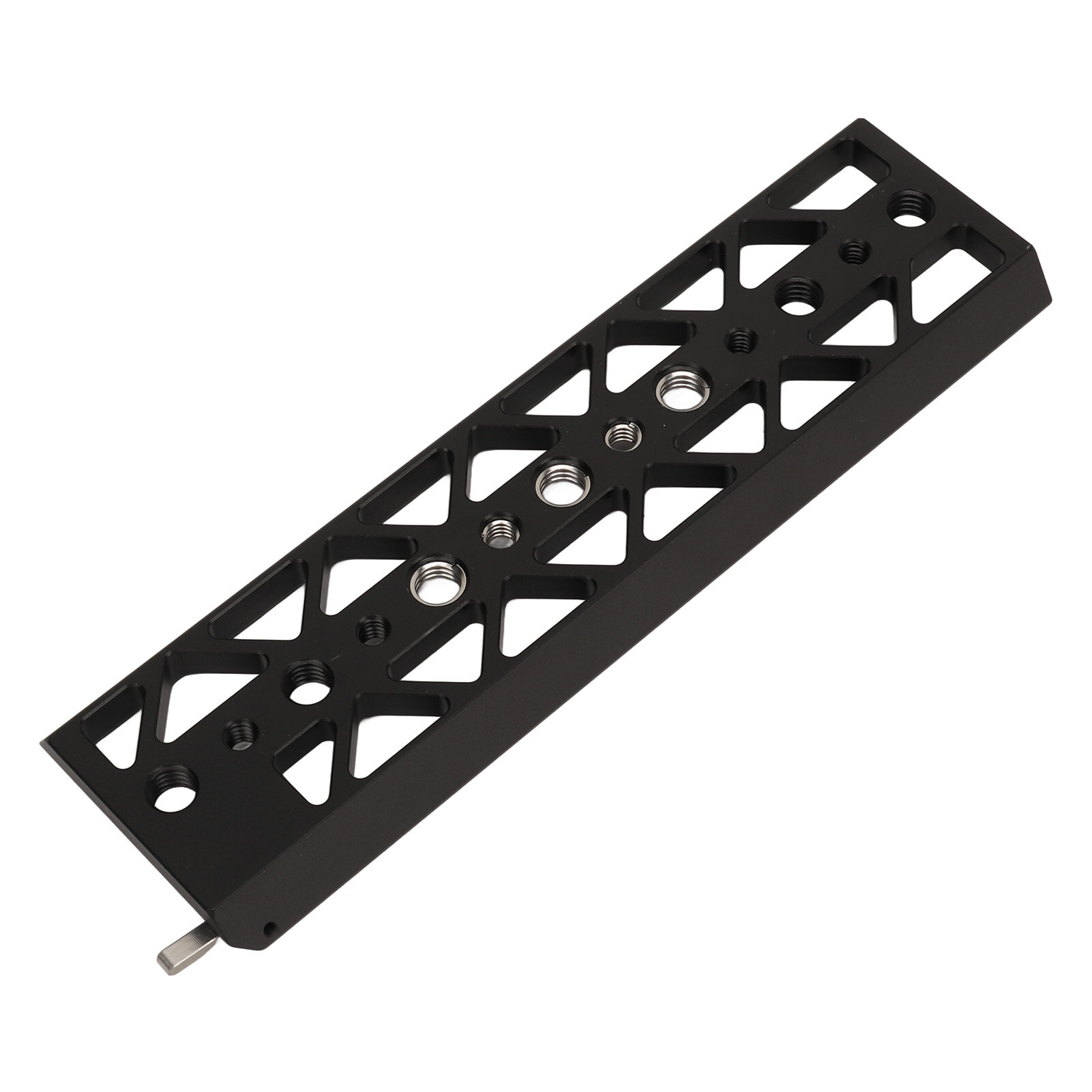 Dovetail Plate for Arca 8in 1/4 3/8 Threaded Holes Aluminum Quick Release Tripod Baseplate ARRI BMPCC4K6K A7S3JTZ Camera Cage
