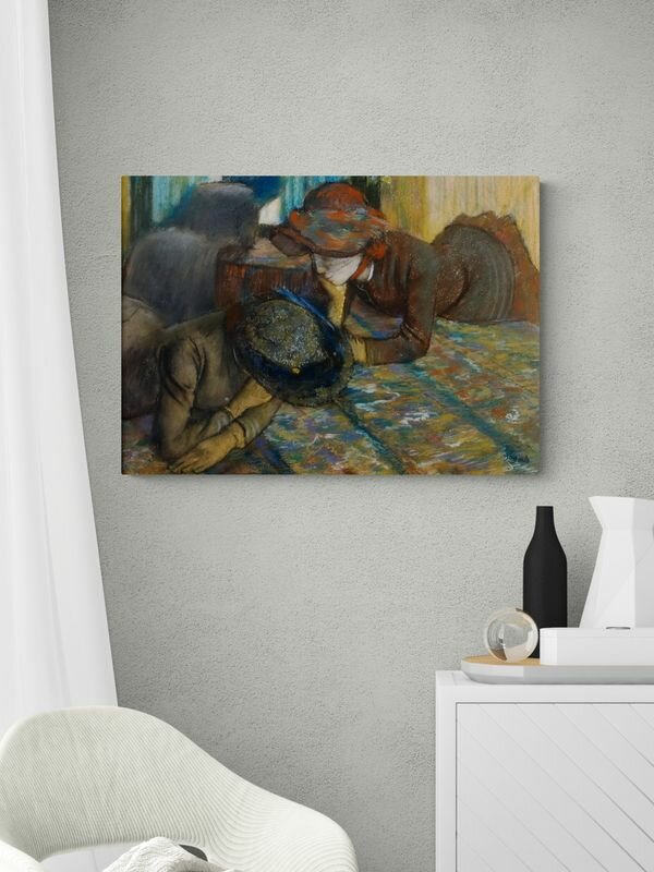 Эдгар Дега "Беседа". Картина 60х40 см на холсте — фото 1