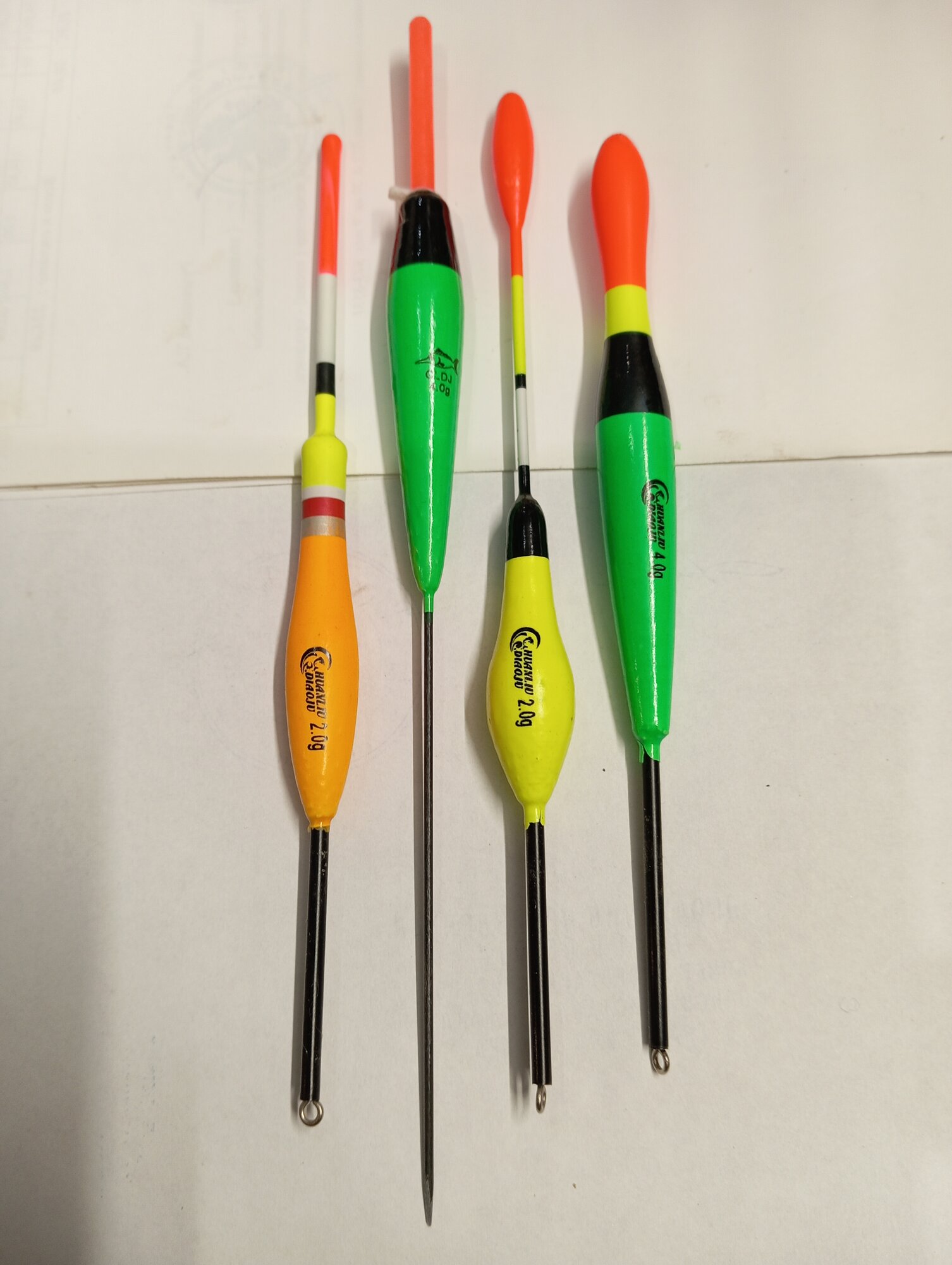 Попловки рыболовные упаковка 4ш-т