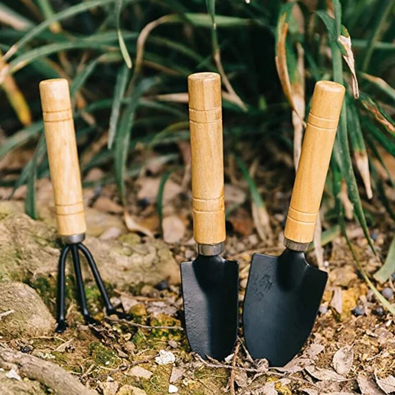 Сеялки Ручные Садовый набор из 10 предметов Metal+wood, A set