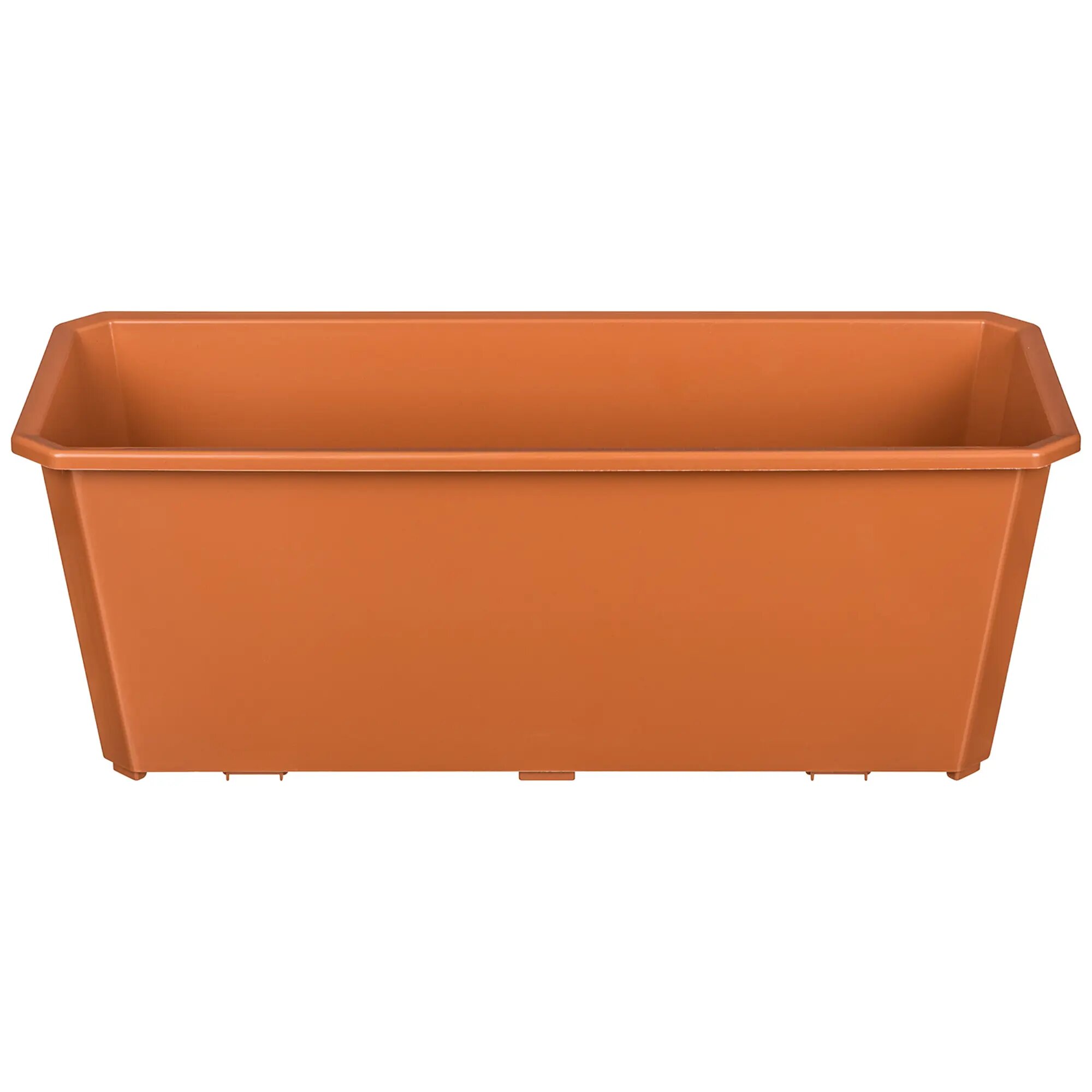 Ящик балконный Idiland 40x17x15 см v7 л пластик терракотовый